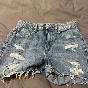 Garage Mom jean shorts